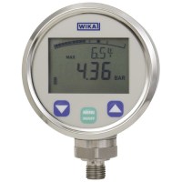 WIKA DG10 Digital pressure gauge with robust, precise indicator