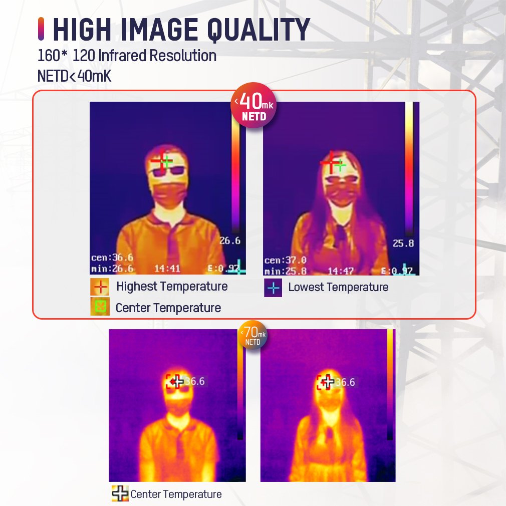 HIKMICRO E1L Pocket infrarood camera - Afbeelding 3